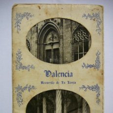 Postales: VALENCIA - RECUERDO DE LA LONJA. 5 POSTALES DOBLES. J.D.P.