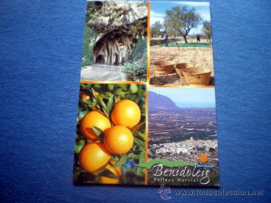 Cartes Postales: POSTAL BENIDOLEIG VARIOS ASPECTOS BELLEZA NATURAL NO CIRCULADA