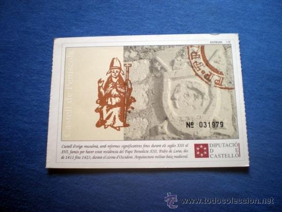 Cartes Postales: POSTAL PE&Ntilde;ISCOLA ENTRADA CASTILLO NO CIRCULADA