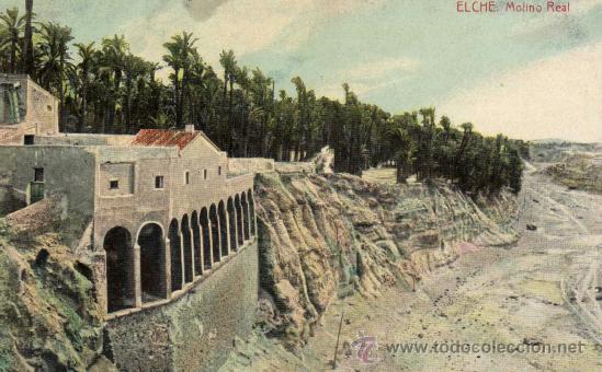 Postales: postal de elche, molino real - Foto 1