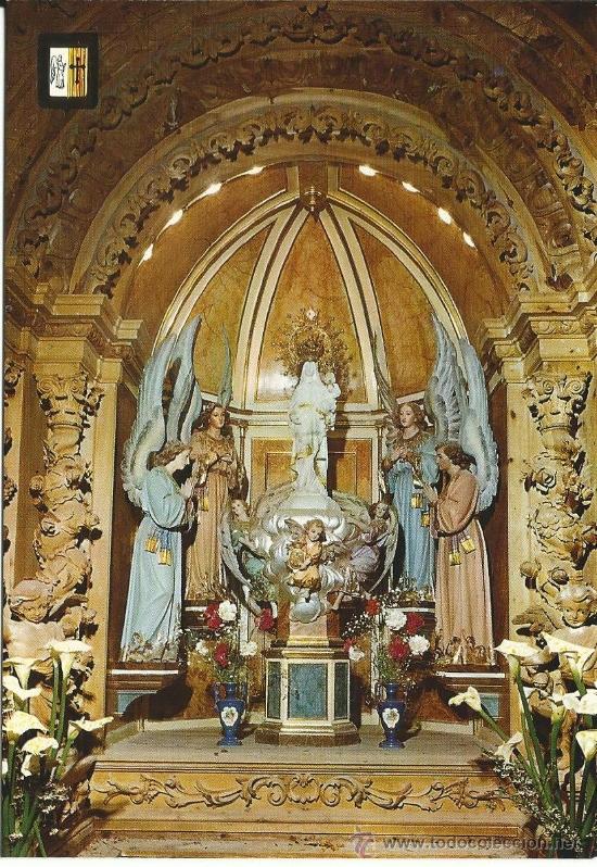 Postales: SAN MATEO N&ordm; 7 / NTRA. SRA. DE LOS ANGELES / ESCUDO DE ORO / SIN FRANQUEAR