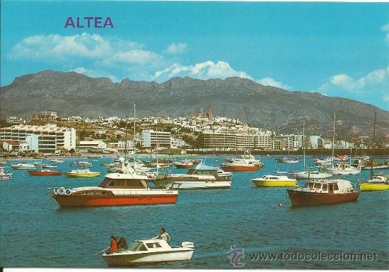 Postales: ALTEA N&ordm; 20 VISTA DESDE EL PUERTO / POSTALES HNOS GALIANA / SIN FRANQUEAR