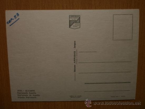 Postales: ALICANTE. - Foto 2