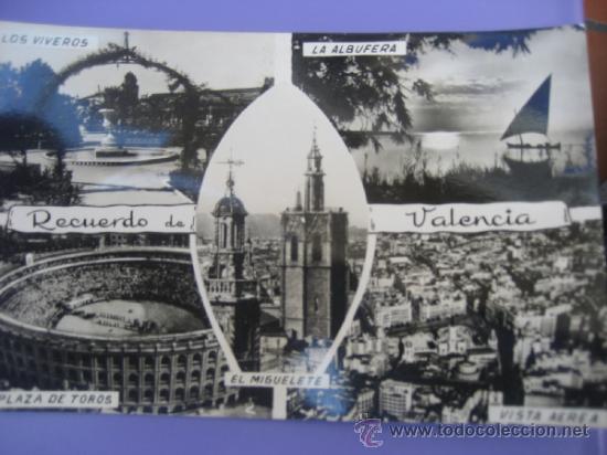 Postales: Valencia. Multivistas. N&ordm; 2 JDP. Postal sin circular - Foto 1