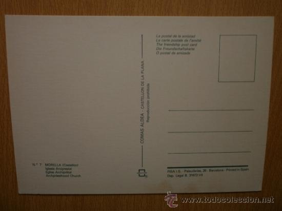 Postales: MORELLA. - Foto 2