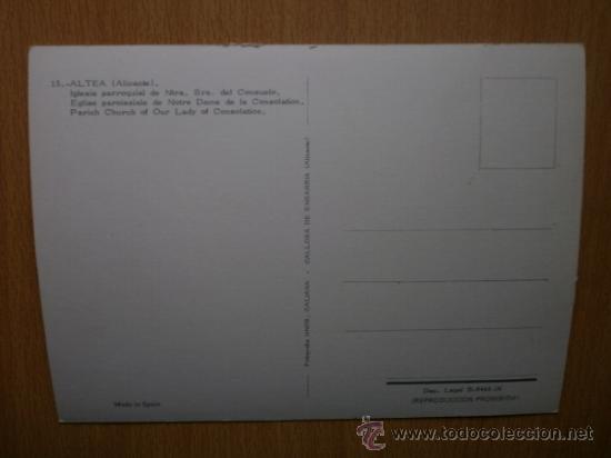 Postales: ALTEA. - Foto 2