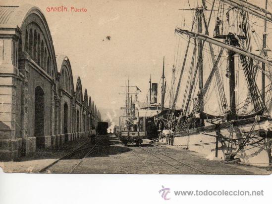 Postales: gandia. puerto. thomas - Foto 1