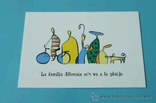 Cartes Postales: LA FAMILIA ALBORAIA SE'N VA A LA PLATJA