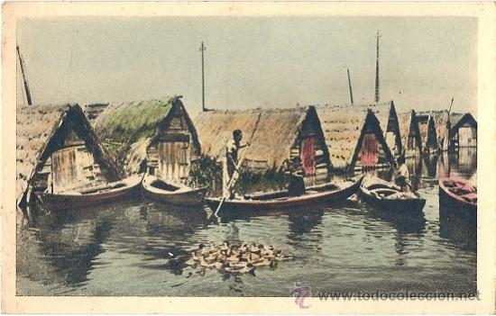 Postcards: 2044 - VALENCIA- ANTIGUA POSTAL LAGO DE LA ALBUFERA -EDICIONES CRIS . ADAM