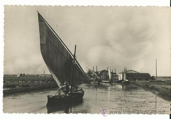 Postkarten: VALENCIA.-CANAL DE LA ALBUFERA.-N&ordm; 150.- EDICIONES JDP