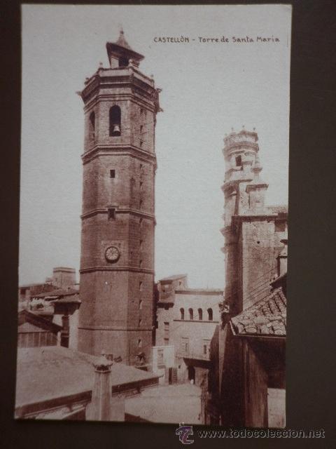 Postkarten: Castell&oacute;n. Torre de Santa Maria. N&ordm; 5. A&ntilde;os 1930.1158