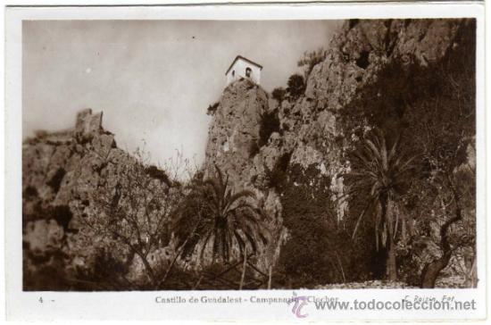 Postcards: BONITA POSTAL - CASTILLO DE GUADALEST (ALICANTE) - CAMPANARIO - CLOCHER