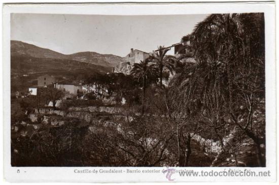 Postcards: BONITA POSTAL - CASTILLO DE GUADALEST (ALICANTE) - BARRIO EXTERIOR DE LA FORTALEZA