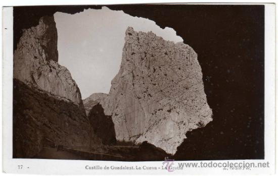 Postcards: BONITA POSTAL - CASTILLO DE GUADALEST (ALICANTE) - LA CUEVA