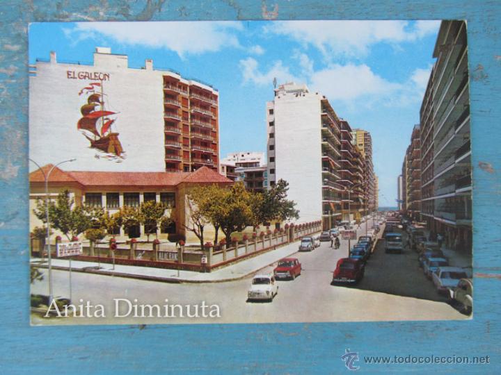 Cartes Postales: ANTIGUA POSTAL DE CULLERA - AVENIDA DEL CABA&Ntilde;AL - GARCIA GARRABELLA N&ordm; 27 - EN  - CIRCULA