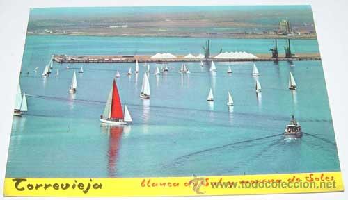 Postkarten: ANTIGUA POSTAL DE TORREVIEJA (ALICANTE) - FESTIVAL DE BALANDROS - CIRCULADA - ED.GIF.