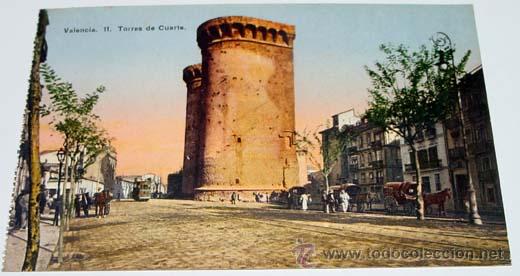 Postais: ANTIGUA POSTAL DE VALENCIA - TORRE DE CUARTE - NO CIRCULADA - ED. JOSE DURA PEREZ.