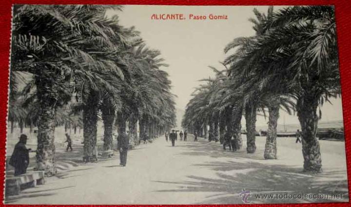 Postkarten: ANTIGUA POSTAL DE ALICANTE - PASEO GOMIZ - NO CIRCULADA - ED. THOMAS.