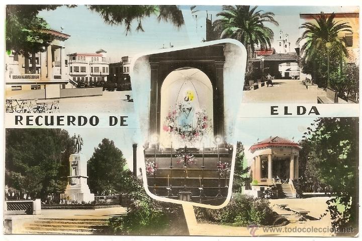 Postales: Elda, postal formato antiguo - Foto 1