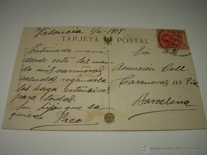 Postales: ANTIGUA POSTAL.........VALENCIA. - Foto 2