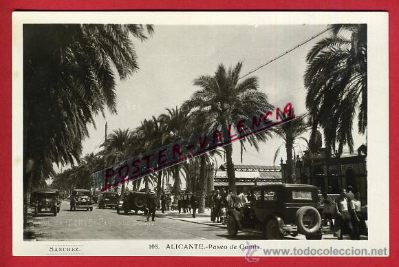 Postais: POSTAL, ALICANTE, PASEO DE GOMIS, P92026