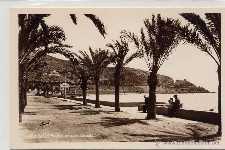 Postais: BENICASIM (CASTELLON).- PASEO DE LAS VILLAS