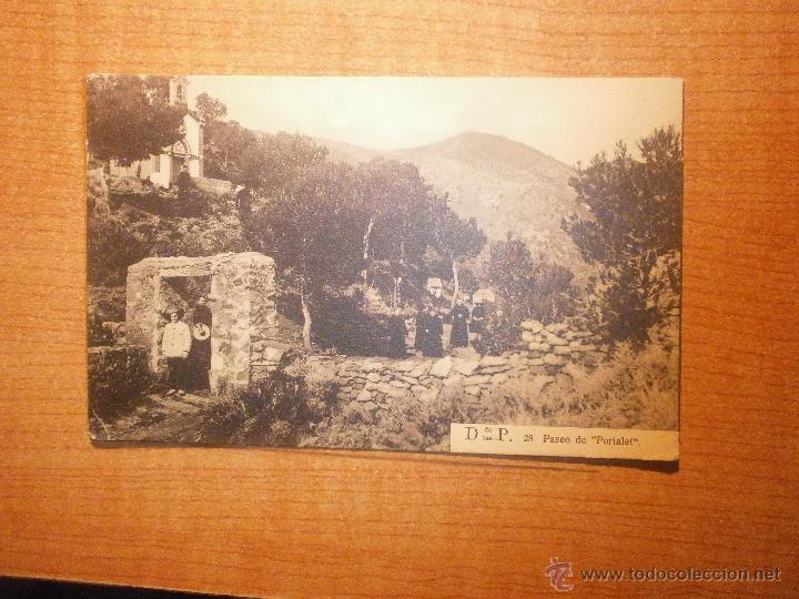 Postcards: POSTAL DESIERTO DE LAS PALMAS CASTELLON PASEO DE PORTALET SIN CIRCULAR