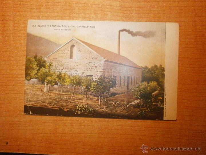 Postales: POSTAL GRAN LICOR CARMELITANO  DESTILERIA Y FABRICA DEL LICOR CARMELITANO VISTA EXTERIOR SINCIRCULAR