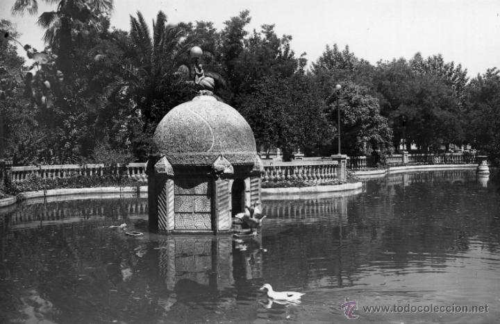 Cartoline: Castell&oacute;n. Estanque del parque.5, Ediciones Garcia Garrabella