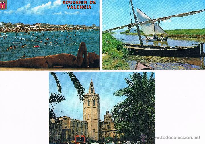 Postales: VALENCIA. TRES POSTALES - Foto 1
