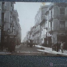 Postales: CASTELLÓN DE LA PLANA CUATRO ESQUINAS POSTAL FOTOGRÁFICA ANTIGUA AÑO 1919