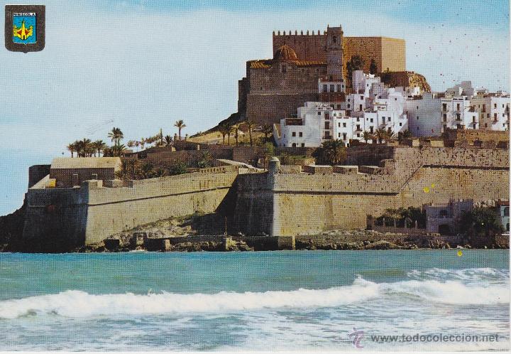 Postales: n&ordm; 91 Pe&ntilde;iscola Castell&oacute;n Castillo y Murallas (sin circular)