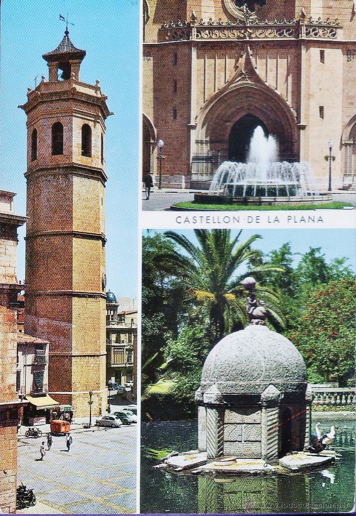 Postales: castellon de la plana - varios aspectos - n&ordm; 22 - ed. garrabella - escrita - a&ntilde;o 1965 - x
