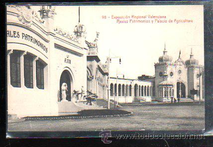 Postkarten: TARJETA POSTAL EXPOSICION REGIONAL VALENCIANA. REALES PATRIMONIOS Y PALACIO DE AGRICULTIURA. 98.
