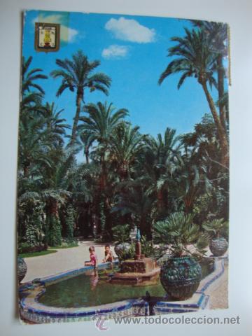 Postais: POSTAL DE ELCHE (ALICANTE), ORIGINAL A&Ntilde;OS 60/70 CON 2 SELLOS FRANCO LOT100