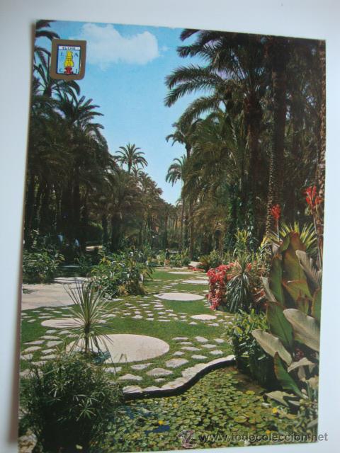 Postcards: POSTAL DE ELCHE (ALICANTE), CON 2 SELLOS DE FRANCO, ORIGINAL A&Ntilde;OS 60/70 LOT100
