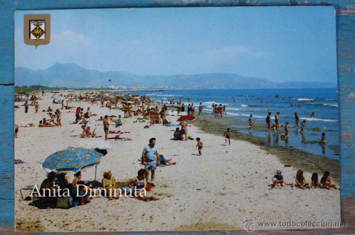 Postcards: ANTIGUA POSTAL DE CASTELLON DE LA PLANA - GRAO - PLAYA - COMAS ALEDA N&ordm; 123 - EN BUEN ESTADO -