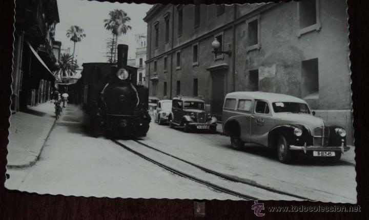 Postais: FOTO POSTAL DE CASTELLON DE LA PLANA, CALLE XIMENEZ, ED. DARVI, CIRCULADA EN 1958