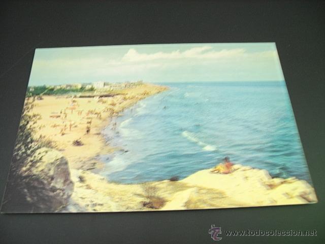 Postales: CULLERA   (VALENCIA)   PLAYA  DOSEL - Foto 1
