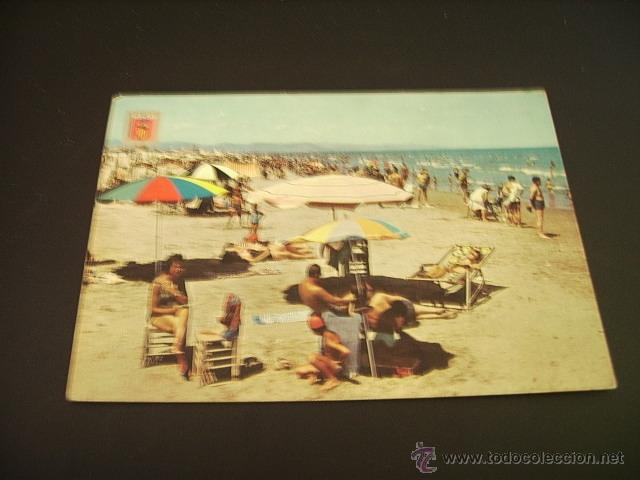 Postales: VALENCIA          PLAYA DE LEVANTE - Foto 1