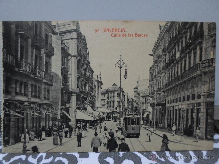 Postkarten: VALENCIA: CALLE DE LAS BARCAS