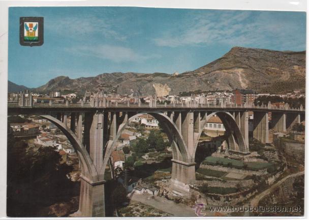 Postkarten: ALCOY N&ordm; 1 .- PUENTE DE SAN JORGE .- POSTALES ESCUDO DE ORO