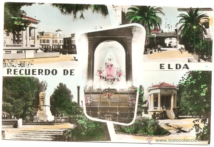 Postales: Elda, postal formato antiguo - Foto 1