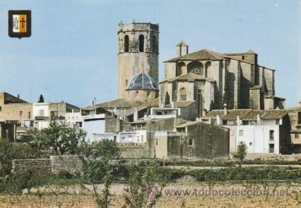 Postales: SAN MATEO - IGLESIA ARCIPRESTAL - N&ordm; 1 - ED. COMAS ALDEA - ESCUDO ORO - A&Ntilde;O 1972 - ESCRITA  -