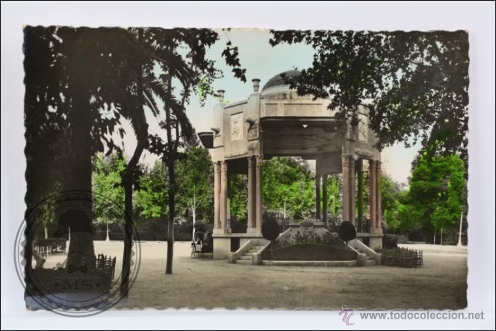 Postkarten: Antigua Postal Fotogr&aacute;fica - 12. Castell&oacute;n de la Plana. Paseo de Ribalta. Templete M&uacute;sica