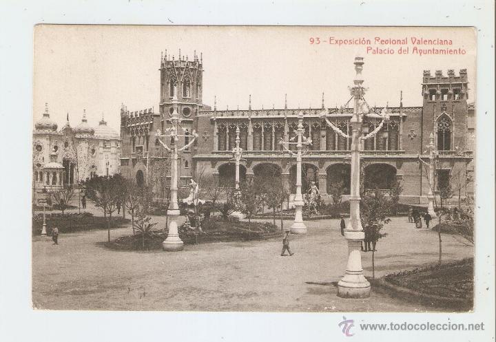 Postales: VALENCIA. EXPOSICI&Oacute;N REGIONAL VALENCIANA PALACIO DEL AYUNTAMIENTO 1919
