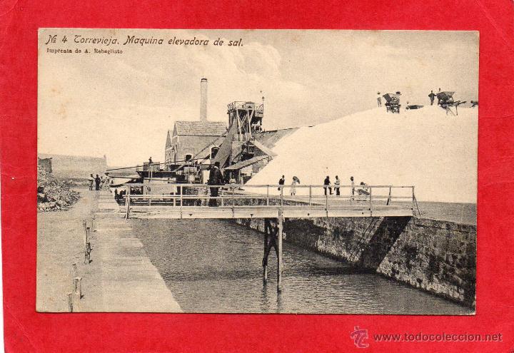 Postkarten: torrevieja. 4 maquina elevadora de sal