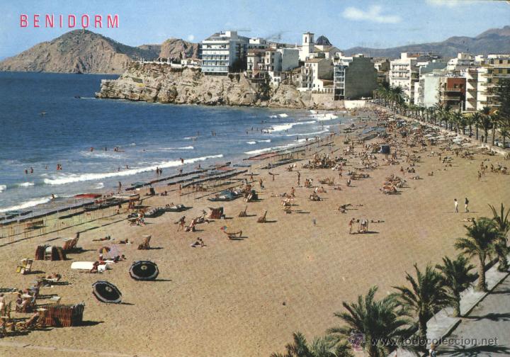 Postales: BENIDORM - PLAYA DE LEVANTE - Foto 1