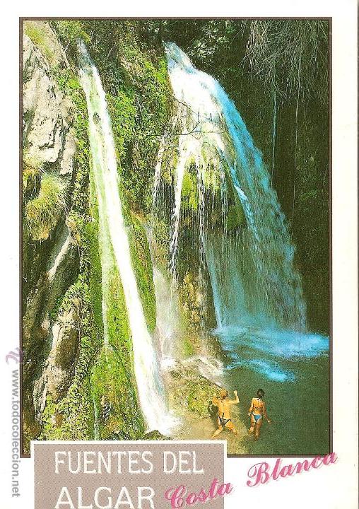 Postales: CALLOSA DE ENSARRIA (ALICANTE), FUENTES DEL ALGAR - POSTALES HNOS. GALIANA N&ordm; 1 - SIN CIRCULAR