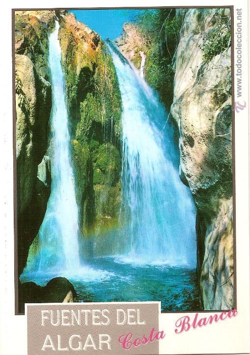 Postales: CALLOSA DE ENSARRIA (ALICANTE), FUENTES DEL ALGAR, R&Iacute;O ALGAR Y CASCADAS TOLL DE LA CALDERA
